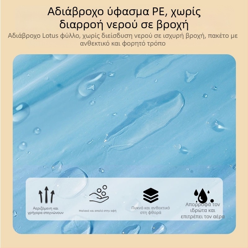 Αδιάβροχο poncho μίας χρήσης για πεζοπορία — PVC ύφασμα, κατάλληλο για ενήλικα, για έναν χρήστη