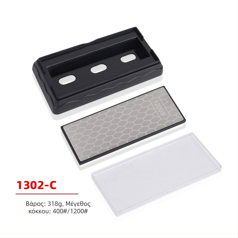 Διπλής όψεως διαμαντιού ακονιστής μαχαιριών | Μάρκα DMD | Γρανίδα 400 | Σχήμα κυβοειδές | Λειτουργία: ακονίζεις
