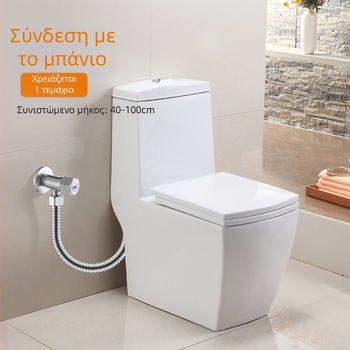 Ανοξείδωτος σωλήνας εισόδου θερμοσίφωνα με εύκαμπτη γοφρέ, υψηλής πίεσης με νήμα σύνδεση, 0–6 MPa, 99°C, ανοξείδωτος χάλυβας 304