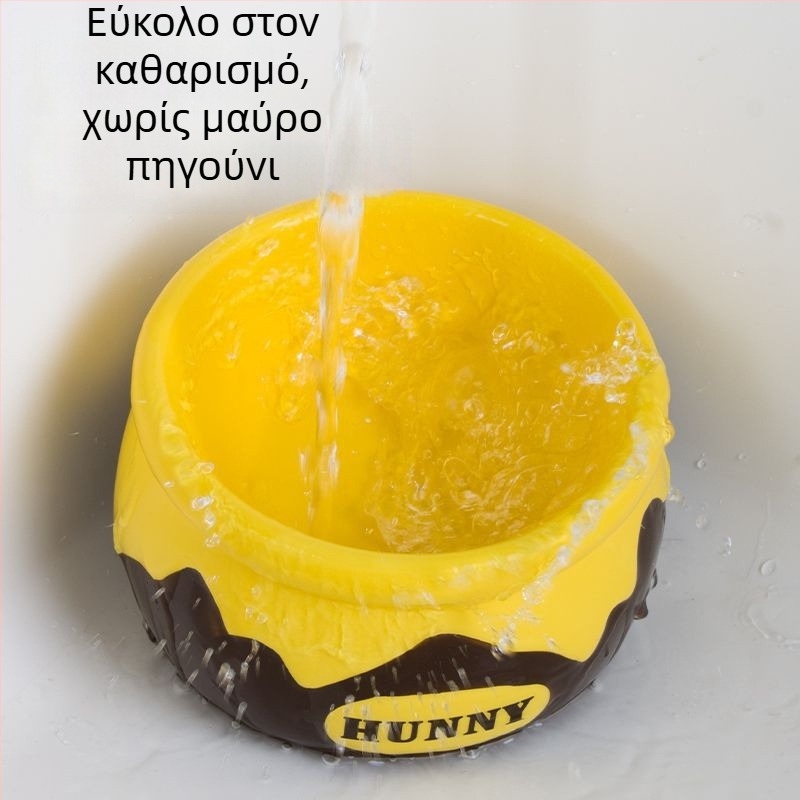 Κεραμικό μπολ γάτας για φαγητό με ανυψωμένο πόδι και κεκλιμένο χείλος — Μάρκα Juhui