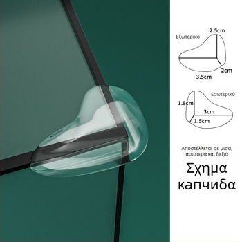 Προστάτης γωνίας για παιδικά έπιπλα, γωνιακή προστασία με ορθογώνιο σχήμα, μοντέλο 526526, συσκευασία 5000, προέλευση: Κίνα