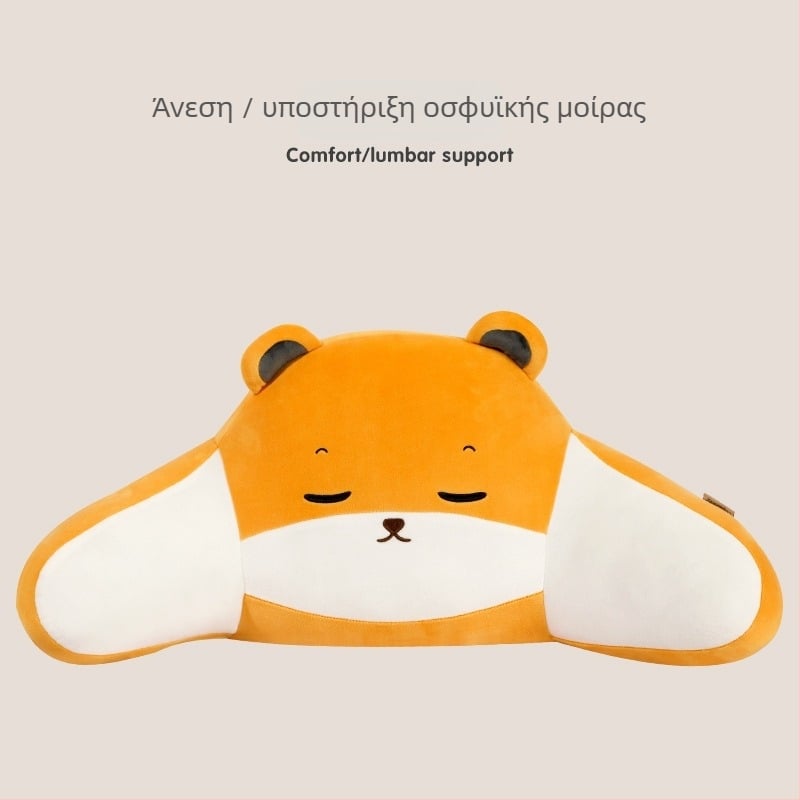 Καρτούν μαξιλαράκι κεφαλής αυτοκινήτου — εξωτερικό ύφασμα σπάντεξ υπερ-μαλακό, γέμισμα PP βαμβάκι, καθολική εφαρμογή, στυλ καρτούν, για όλες τις εποχές