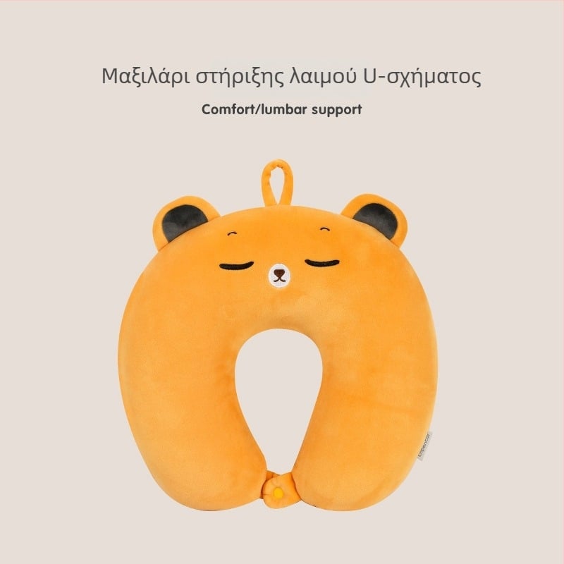 Καρτούν μαξιλαράκι κεφαλής αυτοκινήτου — εξωτερικό ύφασμα σπάντεξ υπερ-μαλακό, γέμισμα PP βαμβάκι, καθολική εφαρμογή, στυλ καρτούν, για όλες τις εποχές