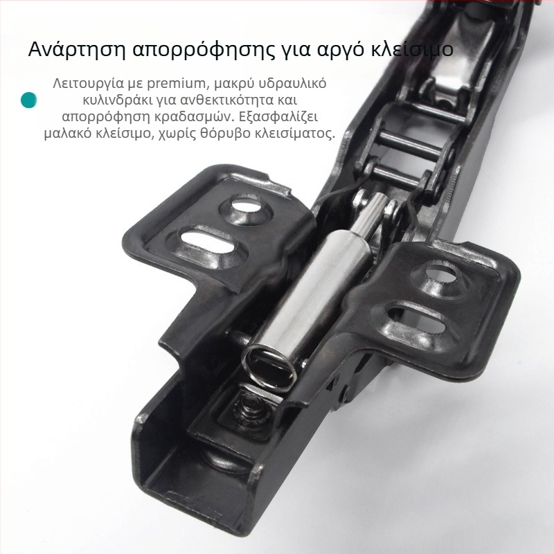 Μεντεσές πόρτας ντουλάπας, 180° αλουμινένιο πλαίσιο, Lei Qi