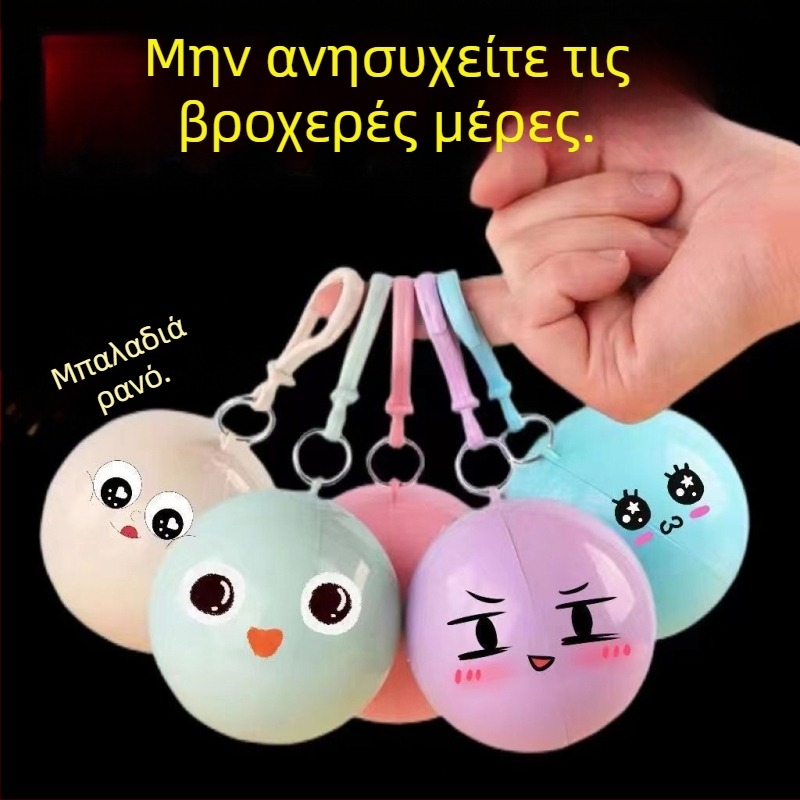 Πόντσο βροχής μίας χρήσης με στυλ καρτούν, για πεζοπορία και ορειβασία, ενήλικες, κανονικό πάχος