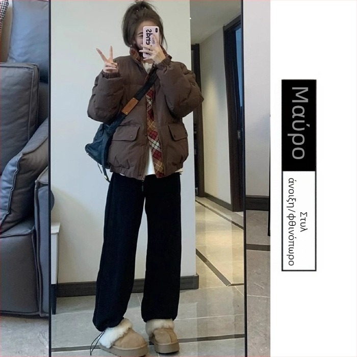 Παντελόνια εγκύου για φθινόπωρο-χειμώνα, φλις από μαλλί με ανάμεικτο ύφασμα, φαρδιά γραμμή, μακριά, ζεστά, 50–70% μείγμα μαλλιού και 30–50% μαλλί αρνιού