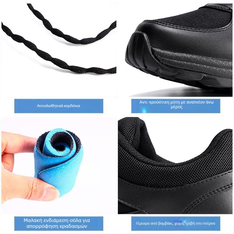 Παπούτσια Εκπαίδευσης Unisex: Άνω από Καμβά/Δίχτυ, Στρογγυλός Δάκτυλος, Επίπεδη Φτέρνα, Κατάλληλα για Τρέξιμο, Πεζοπορία και Κατασκήνωση