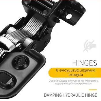 Ντουλάπι επίδειξης με πόρτα γυαλιού σε αλουμινένιο πλαίσιο και μεντεσέ με απορρόφηση κραδασμών — στενό αλουμινένιο πλαίσιο, κατασκευή από τεχνητή σανίδα; Αριθμός προϊόντος 456897808++46+489489