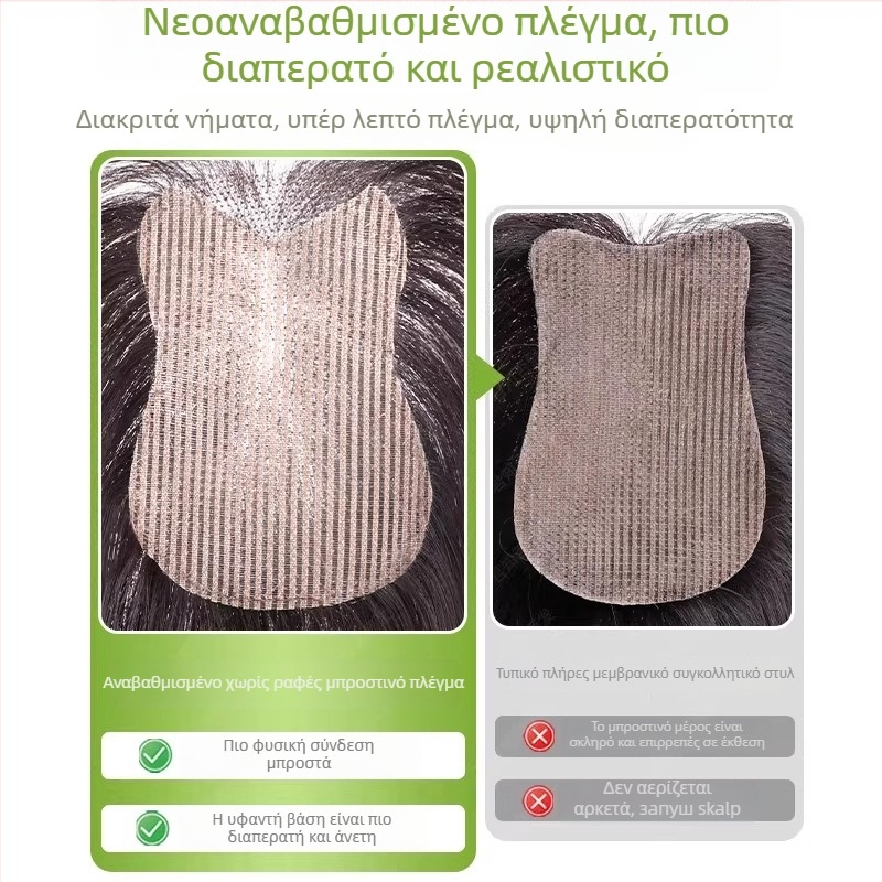 Mei Zhi Zhi GM911/GM9511 Ίσιο Hairpiece από υψηλής θερμοκρασίας μετάξι για γυναίκες