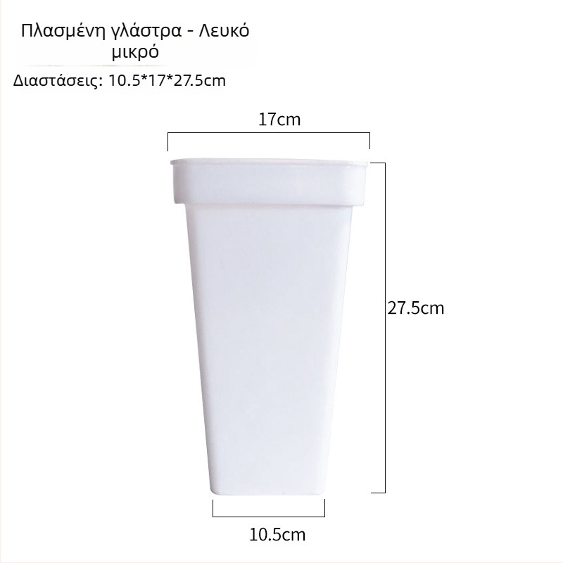 Πλαστική γλάστρα με παχύτερο τοίχωμα για ανθοδέσες, ανθεκτική στη διάβρωση, κατασκευή με έγχυση, επιτραπέζια χρήση