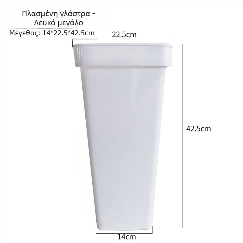 Πλαστική γλάστρα με παχύτερο τοίχωμα για ανθοδέσες, ανθεκτική στη διάβρωση, κατασκευή με έγχυση, επιτραπέζια χρήση