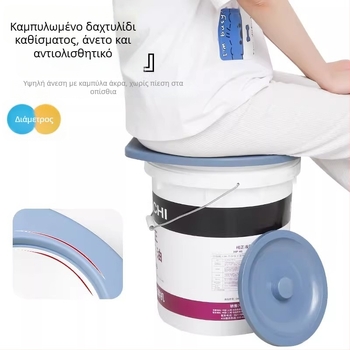 Μεταφερόμενο κάθισμα τουαλέτας με δαχτυλίδι για ηλικιωμένους – Pengyi, Simple Toilet Seat Ring, μοντέρνο μινιμαλιστικό στυλ