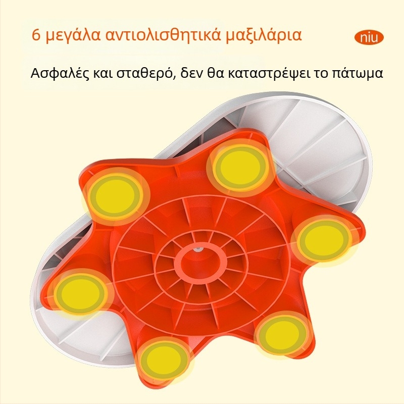 Αποσπώμενος Δίσκος Μέσης με Διπλά Πετάλια – Μεγάλος Δίσκος Γυμναστηρίου για Περιστροφή