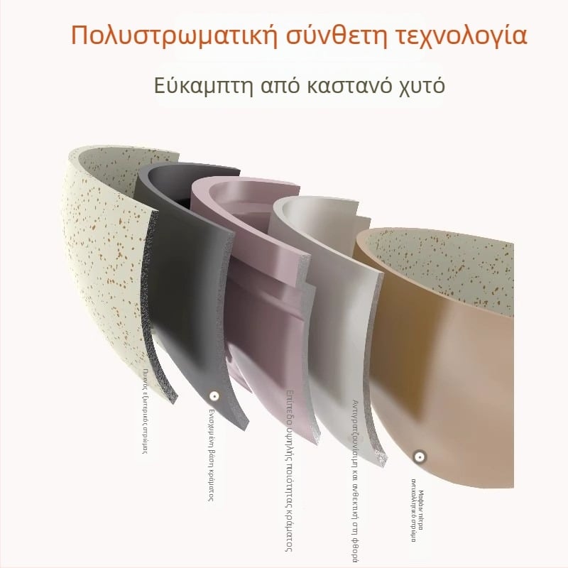 Wok από χυτό αλουμίνιο με σύνθετο πάτο Maifan, επίπεδος πάτος, αντικολλητικό, καπάκι από θερμοσκληρυμένο γυαλί, συμβατός με επαγωγική εστία και γκάζι (MJ-XCG101)