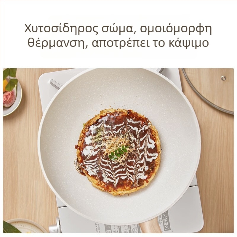 Supor Αντικολλητικό βαθύ τηγάνι με γυάλινο καπάκι – Αλουμινίου κράμα, Πολυστρωτό κάτω, Κατάλληλο για γενική εστία