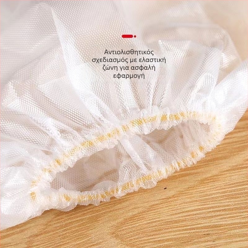 Μονοχρηστικά γάντια CPE μακριά χέρια, αντιολισθητική λαβή, πάχος 0,7 mm, απλό μοτίβο, διάρκεια ζωής 2 έτη