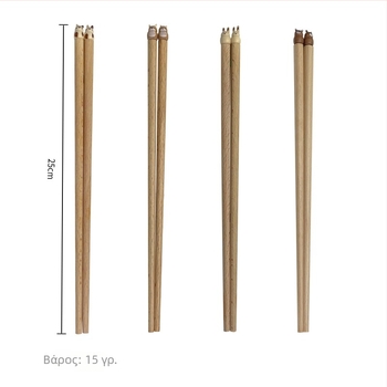 Xinxuan ξύλινα chopsticks – χαριτωμένο στυλ, μοτίβο καρτούν, αντιολισθητικά