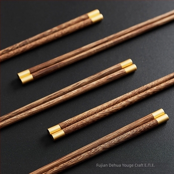 Ξύλινες chopsticks, σετ δέκα ζευγάρια, χωρίς βαφή και χωρίς κερί, αντιολισθητικές