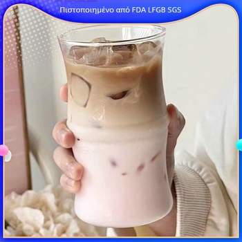 Ποτήρι νερού από γυαλί υψηλής μπόροσιλικότητας – κυλινδρικό, μονής στρώσης, χωρίς χερούλι, θερμοανθεκτικό, με εκτύπωση λογότυπου, οικιακή χρήση