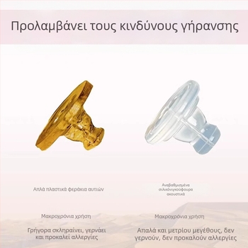 Αξεσουar για σκουλαρίκια – σιλικόνη, πίσω καπάκι UFO σχήματος, κόλλα στερέωσης, προστασία από πτώσεις