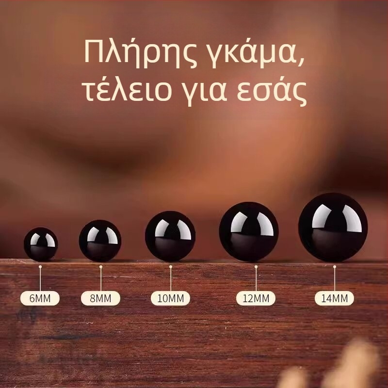 Βραχιόλι με κόκκους οψιδιανίου DIY, unisex (Υλικό: οψιδιανίο; Στυλ: αρχικός σχεδιασμός; Προέλευση: Lianyungang; Κυκλοφορία: Άνοιξη 2025)