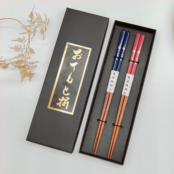 Ιαπωνικού στυλ μεταλλικά chopsticks με σχέδιο άνθους κερασιάς, μυτερή άκρη, καθρεπτισμένο φινίρισμα