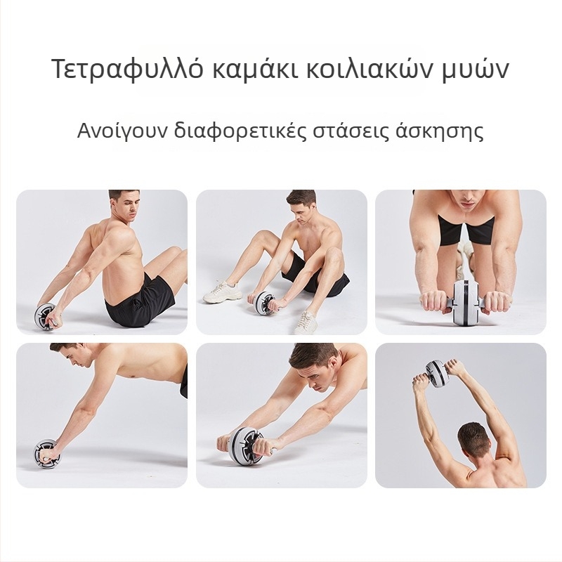 Ρολά κοιλιακών με αυτόματη επαναφορά και αποσπώμενο χερούλι, 0.89 кг