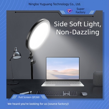 LED φως συμπληρωματικό για ζωντανές μεταδόσεις και φωτογράφηση, μοντέλο QP260, 10W, 5V2A, τρεις θερμοκρασίες χρώματος, κατακόρυφη θέση χρήσης, δυνατότητα προσαρμογής