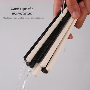 Ξυλάκια φαγητού από PET υλικό, αντιολισθητικά, ανθεκτικά σε θερμοκρασίες έως 180°C, επιφάνεια με υδάτινο φινίρισμα, σετ 10 ζεύγη