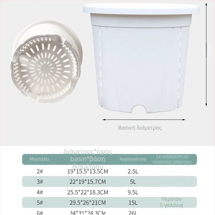 Γλάστρα από ρητίνη με αναπνεύσιμη κατασκευή, ανθεκτική σε παραμόρφωση και στη διάβρωση, στιβαρή και ανθεκτική, κατάλληλη για γραφείο ή πάτωμα.