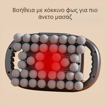 Μασάζ φάσια με 42 κεφαλές για μυϊκή χαλάρωση — πολυκεφαλικό μασάζ παλμών με αυχενικό μασάζ