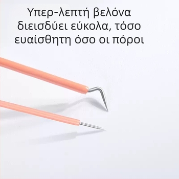 Mary'an Σετ διπλής κεφαλής βελόνας ακμής για τον καθαρισμό πόρων και την εξαγωγή μαύρων στιγμάτων — 5ετής διάρκεια ζωής