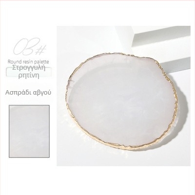 Παλέτα τέχνης νυχιών με κρυστάλλους αχάτη και κυκλικά άκρα από κοχύλια, έκδοση επίδειξης, μάρμαρο μοτίβο; Μάρκα: Wanjia Embroidery; Προέλευση: Guangzhou; Εισαγωγή: Όχι; Άδεια ιδιωτικής ετικέτας: Όχι