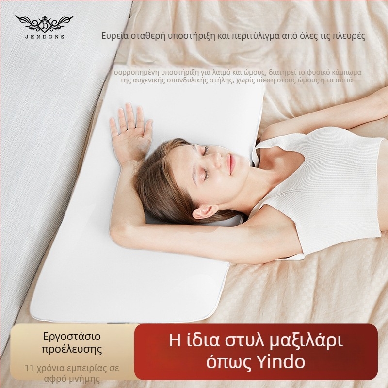 Μαξιλάρι μνήμης Pillow Island, ορθογώνιο σχήμα, ύψος πυρήνα 10–15 cm, ύφασμα πυρήνα πολυεστέρα-βαμβάκι