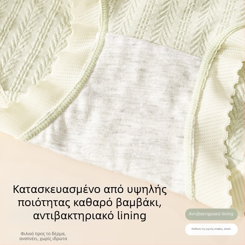 Εσώρουχα εγκυμοσύνης, βαμβακερό ύφασμα 95–100%, αντιβακτηριακό, υποστήριξη κοιλιάς, χαμηλή μέση.