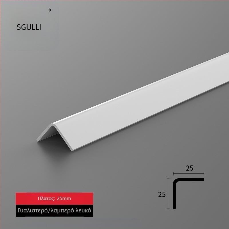 PVC προστατευτικά γωνιών, αυτοκόλλητες προστατευτικές λωρίδες, αντι-σύγκρουσης, Strength HJT003, καταγωγή Yiwu, 1 πακέτο