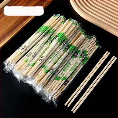 Μίας χρήσης μπαμπού ξυλάκια για εστιατόρια, takeout και οικιακή χρήση, με εκτύπωση λογότυπου — Κωδικός προϊόντος A28171