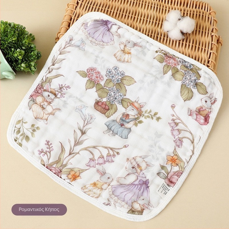 Παιδική πετσέτα για σάλια, 6-στρώσεων γάζα, 40-count, 60 g