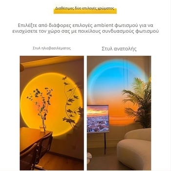 Sunset LED ενσωματωμένος προβολέας για διάδρομο και σαλόνι – 220V, αλουμινένιο περίβλημα, CRI 80–89, διακόπτης τοίχου, μοντέρνο μινιμαλιστικό στυλ, μη έξυπνος έλεγχος