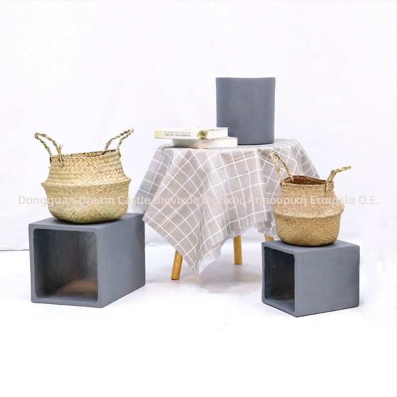 Διακόσμηση εσωτερικού τοπίου: γλάστρα από τσιμέντο, Nordic στυλ, τύπος δαπέδου, κατάλληλη για γραφεία, ξενοδοχεία και οικιακή διακόσμηση