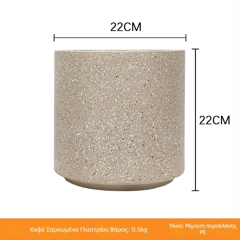 Διακόσμηση εσωτερικού τοπίου: γλάστρα από τσιμέντο, Nordic στυλ, τύπος δαπέδου, κατάλληλη για γραφεία, ξενοδοχεία και οικιακή διακόσμηση