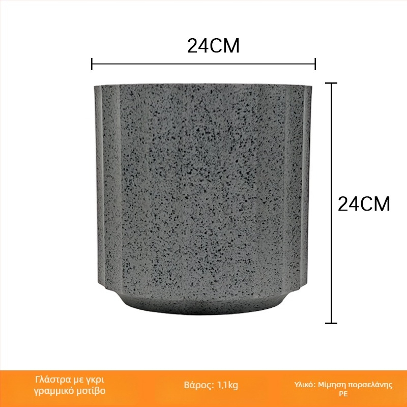 Διακόσμηση εσωτερικού τοπίου: γλάστρα από τσιμέντο, Nordic στυλ, τύπος δαπέδου, κατάλληλη για γραφεία, ξενοδοχεία και οικιακή διακόσμηση