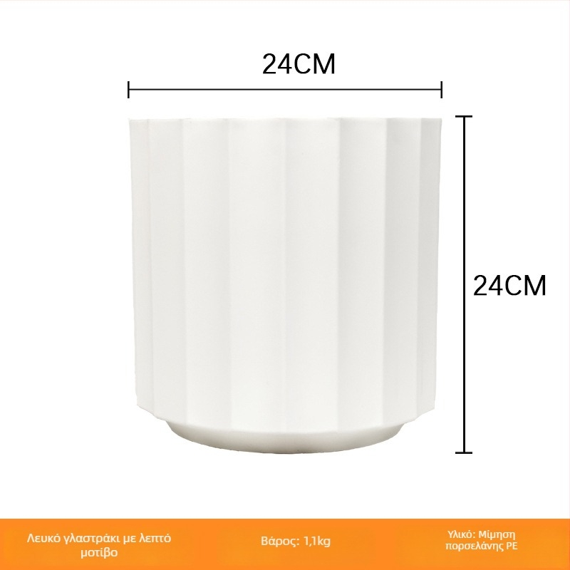 Διακόσμηση εσωτερικού τοπίου: γλάστρα από τσιμέντο, Nordic στυλ, τύπος δαπέδου, κατάλληλη για γραφεία, ξενοδοχεία και οικιακή διακόσμηση