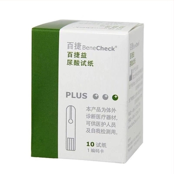 Baijie ανιχνευτής ουρικού οξέος — μοναδική χρήση αναλυτής αίματος για ουρικό οξύ με ταινίες δοκιμής, κουτί 10/25 τεμάχια, Έγκριση 20172400021