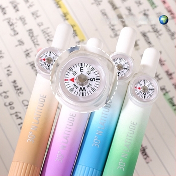 Blue fruit Compass pocket pen — πλαστικό σώμα, άκρη από ανοξείδωτο ατσάλι, βάρος 60 g.