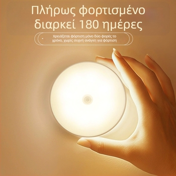 Νυχτερινό φως με αισθητήρα κίνησης, ενσωματωμένη μπαταρία, 5W, CE πιστοποιημένο, τάση ≤36V