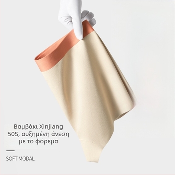 Ανδρικά μποξεράκια βαμβακερά, αναπνεύσιμα, αντιβακτηριακά, 95% βαμβάκι, μεσαία μέση, χωρίς ραφή