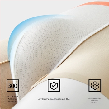 Ανδρικά μποξεράκια βαμβακερά, αναπνεύσιμα, αντιβακτηριακά, 95% βαμβάκι, μεσαία μέση, χωρίς ραφή