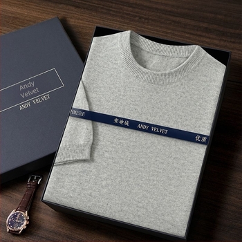 100% μαλλί κουνελιού κοντομάνικο πλεκτό πουλόβερ με στρογυλό λαιμό