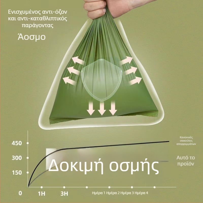 Σακουλάκια απορριμμάτων σκύλων – τύπος ρολού, παχείς, διασπώμενα, μοντέλο S-J9